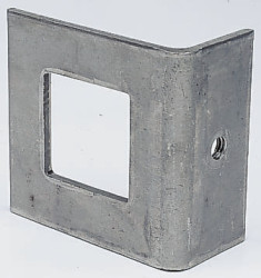 Zacisk do prętów gwintowanych, typ: Uchwyt okienny, do kanału: 21 x 21mm, Stal nierdzewna