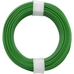 Donau 105-4 Jumper Wire 0.20mm&#xB2; Green 10m Rigid Plastic Insulation