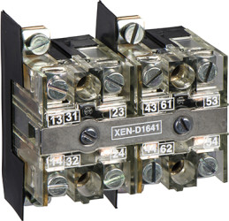 Blok styków Schneider Electric XEND blokada Blok styków 1 C/O + 1 NO 230V, przyłącze śrubowe