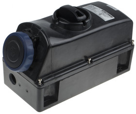 Złącze zasilające 16A Gniazdo 200 → 250 V. 2P + E Żeński Scame Niebieski Montaż powierzchniowy IP66