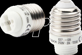 AE27G9 Fitting adapter, E27 to G9
