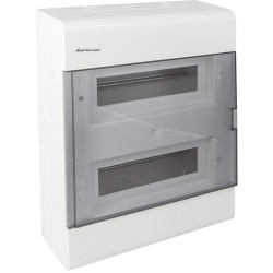 Rozdzielnica modułowa 2x12 natynkowa (N+PE) IP40 SRn-24