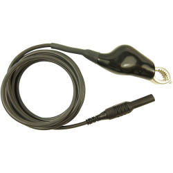 Cliff CIH22105 Test Lead 4 mm Plug 2.00 m Black 1 pc