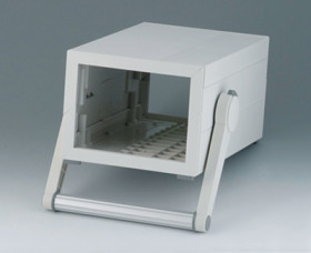 ABS enclosure, (L x W x H) 130 x 245 x 124 mm, gray white (RAL 9002), IP40, B2212317