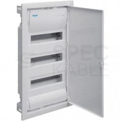 Rozdzielnica podtynkowa VOLTA 3x12 modułów IP30 630,5x348x89mm drzwi pełne HAGER