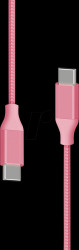 217089 Sync &amp; charging cable, USB-C™ -&gt;USB-C™, 1.5, rose
