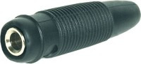 BAN-GK-16C Gniazdo bananowe, lutowane na kabel, czarne 16A [Hirschmann]