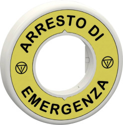 Schneider Electric ZBY9W2B630 ZBY9W2B630 Pierścień świecący (S x W) 9.3 mm x 60 mm WYŁĄCZNIK AWARYJNY czerwony 1 szt.