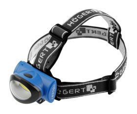 Latarka LED czołowa 3W 160lm zasięg 10m IP20 3x AAA1.5V (bez baterii) HT1E420