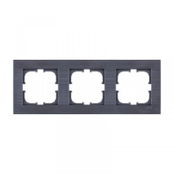 Ramka potrójna Exen seria Comfort magnetyczny szary C103/07E
