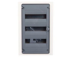 Rozdzielnica modułowa 3x12 podtynkowa IP40 Golf (drzwi transparentne) VF312TD