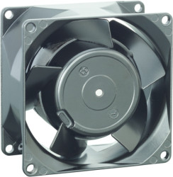 AC axial fan, 230 V, 80 x 80 x 38 mm, 48 m³/h, 37 dB, ball bearing, ebm-papst 8556 A