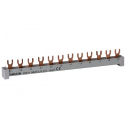 Szyna łączeniowa widełkowa 1-fazowa 10mm2 63A na 54 moduły NOARK