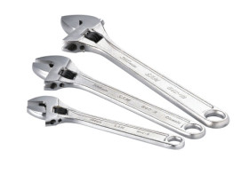 Klucz SAM Klucz nastawny dł. 152.4 mm, 203.2 mm, 254 mm Stal chromowo-wanadowa