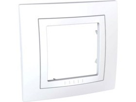 UNICA Ramka 1 pojedyncza Basic biała MGU2.002.18 SCHNEIDER ELECTRIC