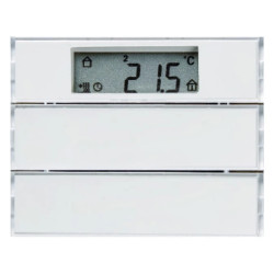 KNX Przycisk 2-krotny z regulatorem temperatury i wyświetlaczem do ramek białych i kremowych K.1 75662770
