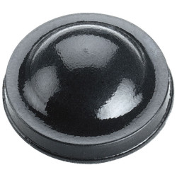 3M&#x2122; SJ6125 Bumpon Black Polyurethane Rubber Foot 15.9mm x 6.35mm - Single