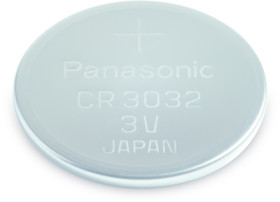 Lithium-button cell, CR3032, 3 V, 500 mAh, CR-3032