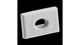 Zaślepka Do Profilu Km33 Z Otworem Szara Tworzywo Sztuczne