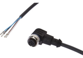 Złącze kablowe gniazdo kątowe M12 4P druga końcówka niezarobiona 25m PUR VKBE0321