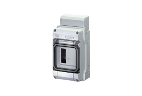 Rozdzielnica natynkowa KV do instalacji zewnętrznych IP65 1x3 moduły z zaciskami PE/N Fixconnect KV PC 9103 61001100
