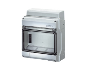 Rozdzielnica elektryczna, l. faz: 1, 3, 9 wloty, 63 A, zamek: Tak