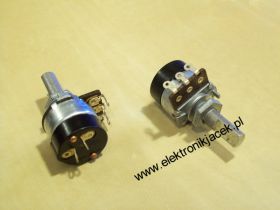 Potencjometr obrotowy 220k Ohm logarytmiczny z wyłącznikiem