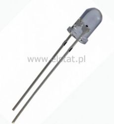 LED 3mm niebieska 500mcd.12V