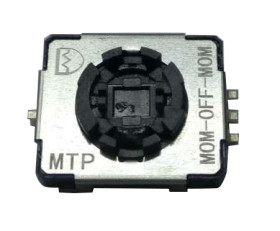 Przełącznik obrotowy wciskany, SPST, 50 mA, 12V dc, 3-położeniowy, RS PRO