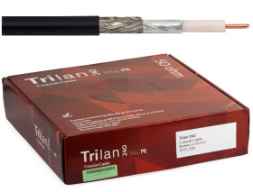 Przewód koncentryczny 50ohm Tri-Lan 240 1,4/3,8/6,10 6GHz /100m/