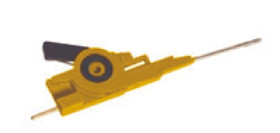 Zacisk do sond pomiarowych, Zapasowy zacisk micro, długi, do użytku z: Sonda do pomiaru temperatury