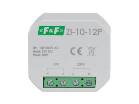 Zasilacz impulsowy do puszki 12V 10W ZI-10-12P F&F FILIPOWSKI