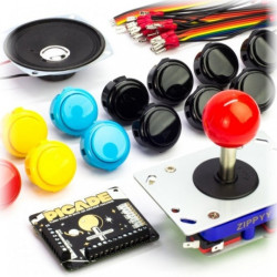 Zestaw Picade - retro konsola - nakładka + akcesoria dla Raspberry Pi 3B+/3B/2B/1B+/Zero