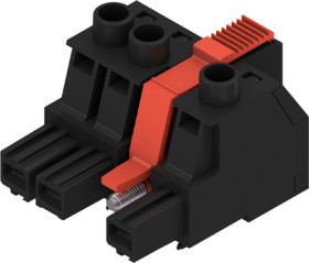 Socket, 3 pole, pitch 10.16 mm, straight, black, 2627280000