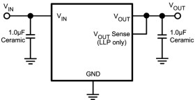 1-A, 10-V, low-IQ, low-dropout voltage regulator