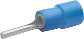 Insulated pin cable lug, 1.5-2.5 mm², AWG 16 to 14, 1.9 mm, blue, 710