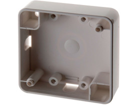 Integro Puszka natynkowa 1 pojedyncza płaska biały połysk 9115229 HAGER