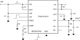 25µA quiescent current synchronous boost converter