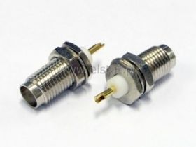 GN SMA żeński do obudowy, srebrne H155