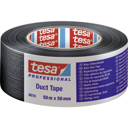 tesa 04610-00004-00 Professional Cloth Tape black 50m x 50mm 1pc
