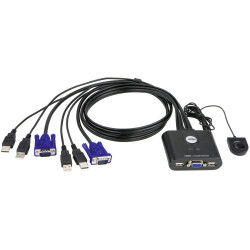 ATEN CS22U-AT 2 ports KVM changeover switch VGA USB 2048 x 1536 Pixel