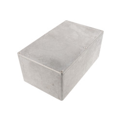 Obudowa Stop aluminiowy odlewany szerokość zew. 85 mm długość zew. 200 mm wys. zew. 120 mm Hammond IP54 przezroczysta