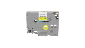 Taśma Tze-631 Do Drukarki Brother 12Mm 8M Żółta Taśma Czarny Nadruk