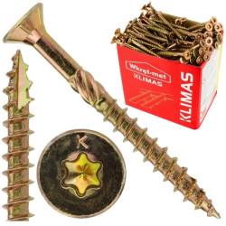 Wkręty ciesielskie z łbem stożkowym i gniazdem TORX 5,0x100 MASTER Wkręt-met /200szt./