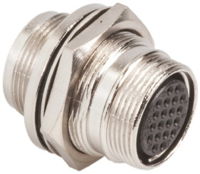 Złącze wielostykowe przemysłowe 20-pinowe Miniaturowe, panelowe Gniazdo Hirose