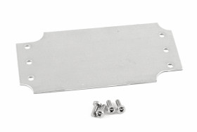 Płyta montażowa, 119mm x 66mm, materiał: Stal, Hammond