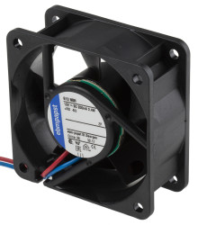 Wentylator osiowy 12 V DC DC 60 x 60 x 25mm 2.4W 43m³/h 37dB 200mA