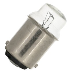 Ba15d 60V 5W klar 14x30 ChRL