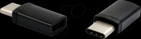 EX-47992 USB 3.0 adapter, C connector > micro-B socket, black