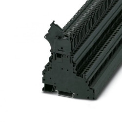 Złączka szynowa z bezpiecznikiem 5x20 4-przewodowa 4mm2 czarna UT 4-L/HESILED 24 (5X20) 3214366 /50szt./